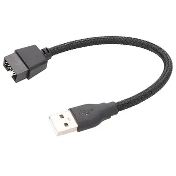 20 cm 9Pin Moški na Zunanji USB A Moški Podatkov Podaljšek Okrepiti Povezovanje, za Različne Naprave Dropship