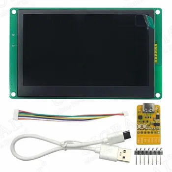 4.3 Palčni Inteligentni Serijska Vrata Zaslon LCD Module 480*272 ESP32 S3 N16R8 Pametni Domači Zaslon za WIFI, BT RS485 ST7701