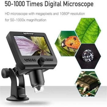 50-1000X Digitalni Mikroskop, WiFi 1080P HD Računalnik Slike, Video USB2.0 8 LED Lučka za Brezžični Lupo 3,7 V Li-ionska Baterija