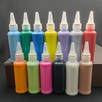 50 g/Steklenica Vodni Akril Marker Črnilo 13 Barve, Dodatna Rešitev DIY Posebno Pero za Otroke Grafiti Umetnost Slikarstvo