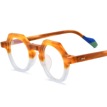 Acetat Očala Okvirji Oblika Za Moški Ženske Barva Osebnost Modni Očala Za Kratkovidnost 2023 Optični Recept Za Očala