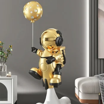 Balon Astronavt Skulpture 95 CM Velike Tla Okraski Doma Dekor Kip, Dnevna Soba, TV Omara za Dekoracijo Pribor Figur