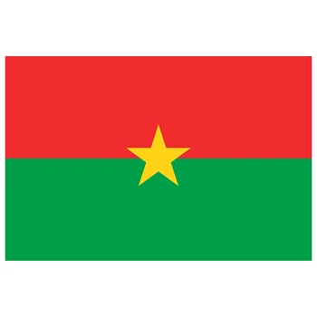 Burkina Faso Zastavo Za Dekoracijo, Primerna za družine stranka potovanja fotografski dogodek praznično dekoracijo, prilagodljiv