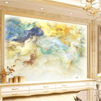 de papel parede ozadje po Meri 3d photo freske v oblaku jade marmorju steno ozadju, dnevna soba, spalnica zidana 3d ozadje