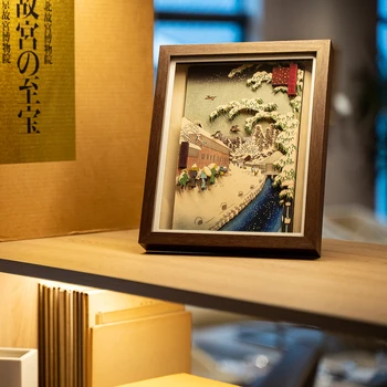 Dekorativno Slikarstvo Uokvirjena Ukiyoe Hiroshige 3D Stenski Dekor Slike Doma Decors Umetnine, Slike Soba Dekoracijo Tiskanja Krajine