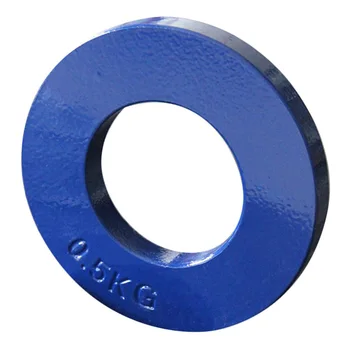 Delno Pasovno Uteži Delnim Uteži Mini Teža Plošče Trening Za Moč Plošče Natančno Disk Opremo 0,5 Kg Modra