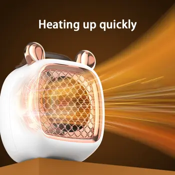 Električni Grelec Mini Prenosni Inteligentni Grelnika Zraka Zmanjša Šum Vetra Kurilnega Toplejše Fan Inteligentni Konstantno Temperaturo