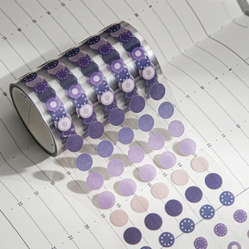 Estetski Morandi Barve Polka Pike Washi Tape Lepe Umetnosti Album DIY Dekorativnih Materialov Prenosnika Poudarek Ce Nalepke