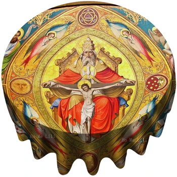 Kristus Katedrala V Kölnu Oltar Slikarstvo Vitraž Jaslic Vere Okrogel Prt, Ki Jih Ho Me Lili Za Namizni Dekor