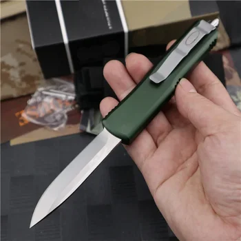 Mikro OTF Tech Nož UT85 Serije 7CR17 Jekla Rezilo Aluminij Zlitine Ročaj Prostem Kampiranje samoobrambe Žepni Nož
