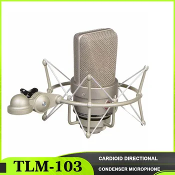 Mikrofon TLM103 Cardioid Membranski Kondenzatorski Studijski Mikrofon Vrh Kakovosti Studio Mic Tlm 103 za Živo