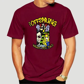 Najnovejši 2019 Potomci Rock Band T-shirt Logotip Mens T-shirt Črna Moških Smešno priložnostne ulične hip hop natisnjeni T shirt 3925X