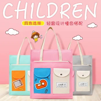 Osnovna šola študent šolnine vrečko novo dekle sveže otrok make-up vrečko korejska različica moda candy barve art vrečko