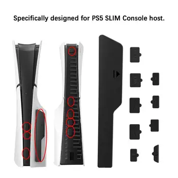 Prah Kritje Za PS5 SLIM Konzole Gostiteljice Slim Horizontalno Dodatki Za Playstation 5 Disc Različica Digitalne Edition Vrata USB Vtič
