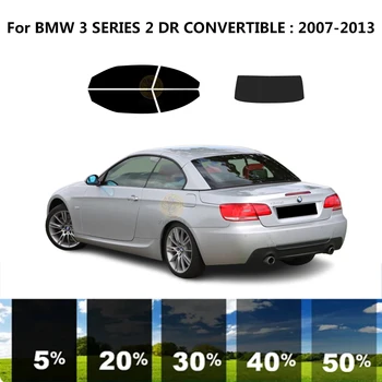 Precut nanoceramics avto UV Okno Odtenek Komplet Avtomobilsko Okno Film Za BMW SERIJE 3 E93 2 DR., ZAMENLJIVE 2007-2013