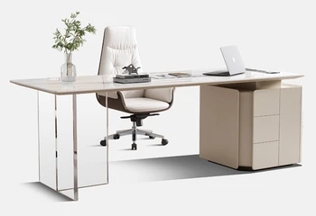 Rock ploščo mizo, lahka, luksuzni, moderni doma študija, pisalno mizo, pisarne, oblikovalec, high-end računalniški mizi