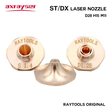 ST DX Laser Šobe Raytools Original Dia28 M11 Enojna/ Dvojna Plast kromiran za CNC Fiber Laser Glavo Rezanje Del