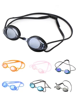 Strokovno Nepremočljiva Odraslih Anti-fog UV Zaščito Leče Moški Ženske Plavanje Očala, Leče, Nastavljiv Silikona Plavati Očala