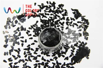 TCP16 Topila odporne utra tanke Črne Barve Pingvin obliko Bleščice 5,0 MM Bleščice za nohte nail Art gel ličila