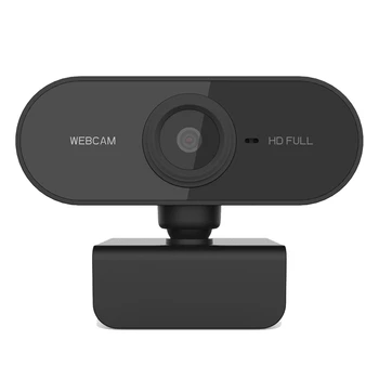 Video Kamera Z Mikrofonom HD Webcam Kamero USB, Za PC, Laptop, Zoom, Skype, Facetime, Windows, Linux