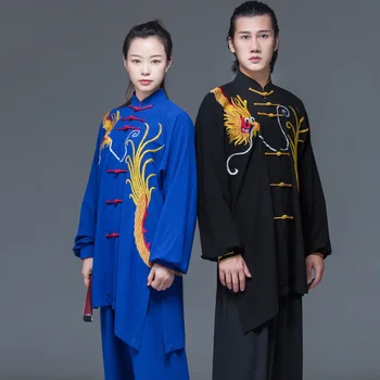 Wushu Oblačila Tai Chi Oblačila Borilnih Veščinah, Je Enotna Kung Fu Obleka Ženske In Moške Spolne Kun Master 2023 Nov Slog
